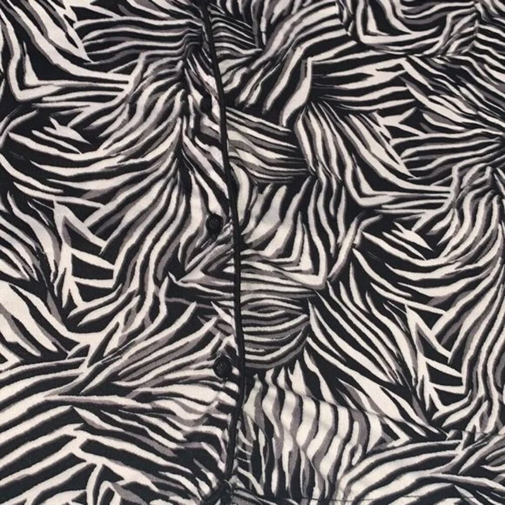 Studio Badger Mischka Zebra Print Pajama Set Wome… - image 6